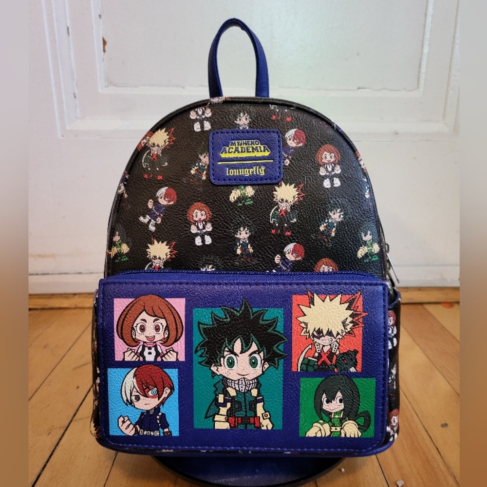 Loungefly My Hero Academia Character Mini Backpack Bookbag EXCLUSIVE